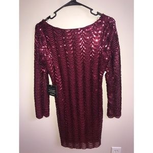 Red Sequin Party/Date Dress
